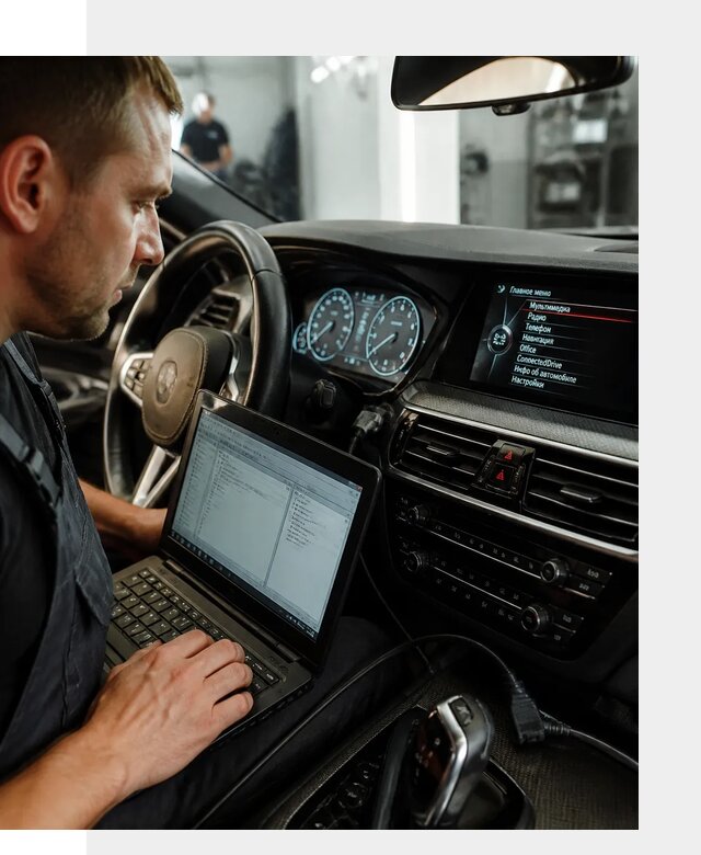 Русификация приборной панели BMW для авто в Анапе от компании