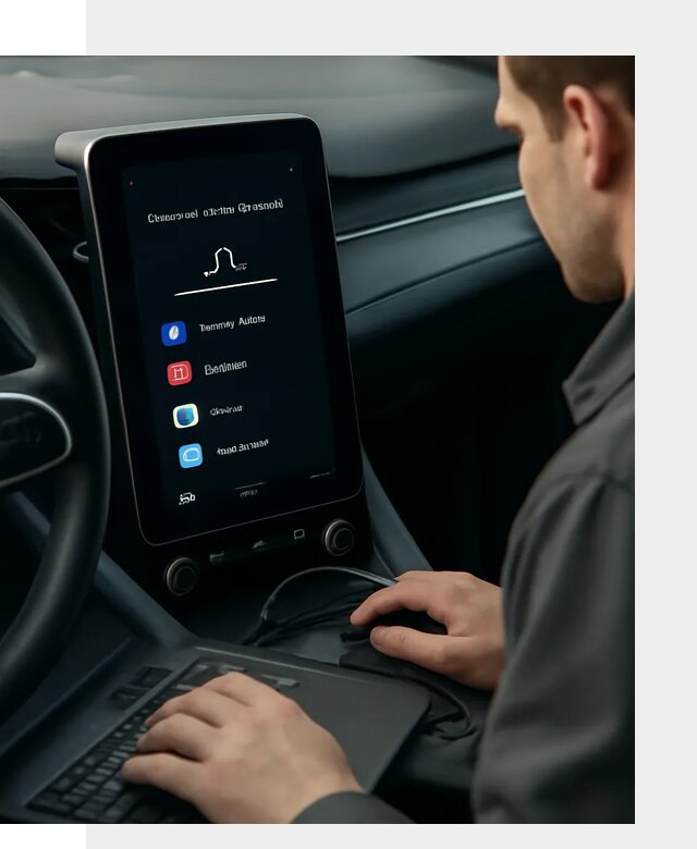 Установка приложений Lynk Co на автомобиль в Анапе